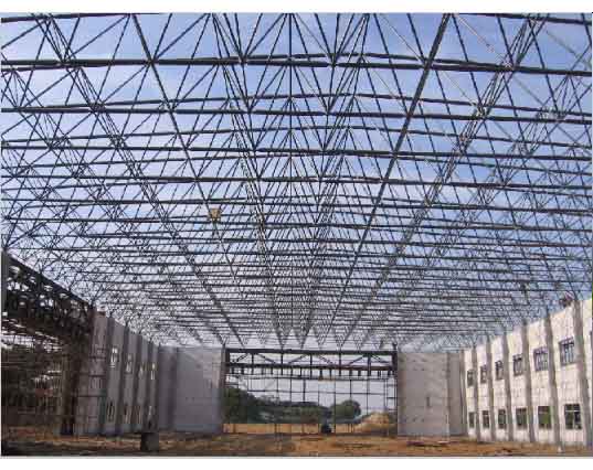 胶州湖南长沙5712飞机库网架工程